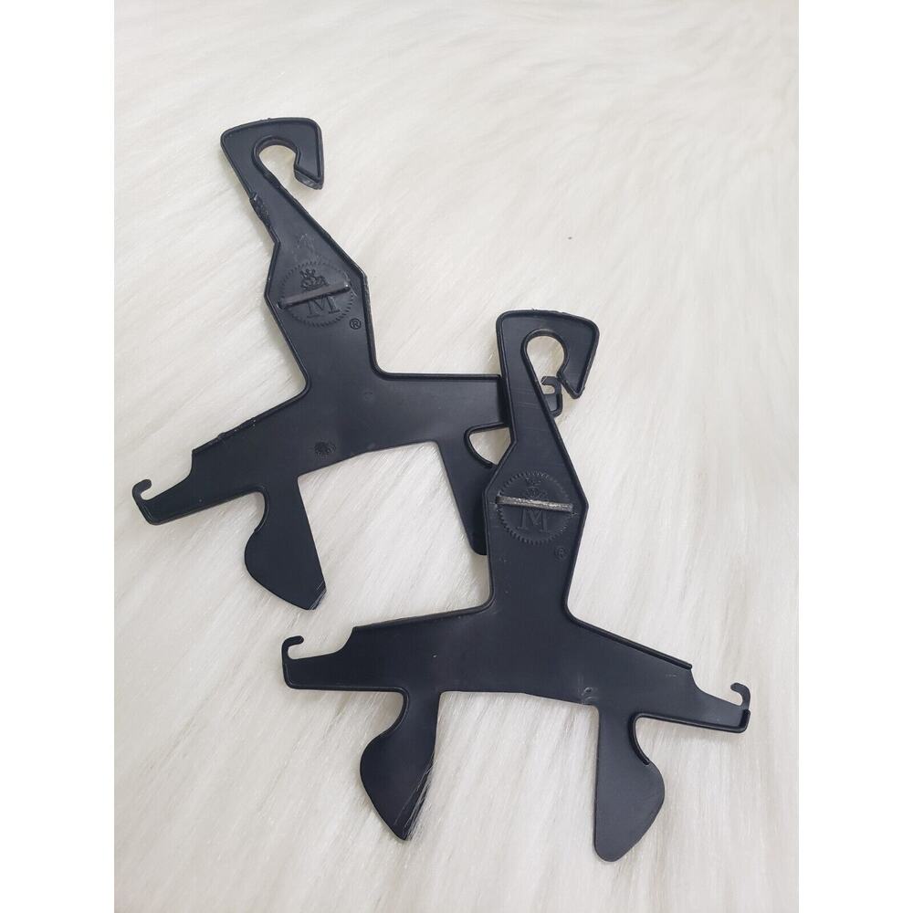 2 Vintage Mattel Ken Doll Fashion PAK Black Clothes‎ Hangers 1960’s